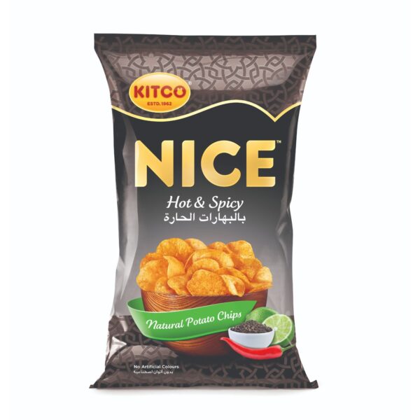 نايس - شيبس بطاطس حارة وحارة 210 جرام