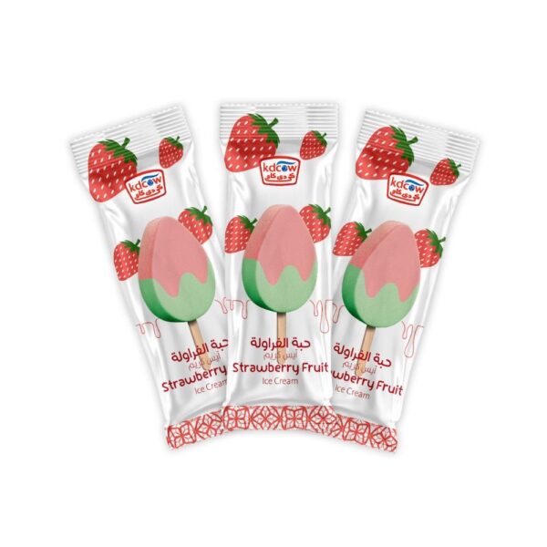 KDCOW Ice Cream Stick Strawberry Fruits 60ml