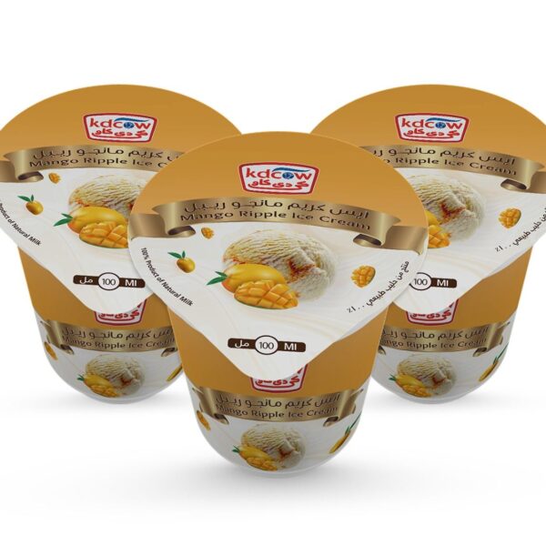 KDCOW Mango Ice Cream Ripple 100 ml