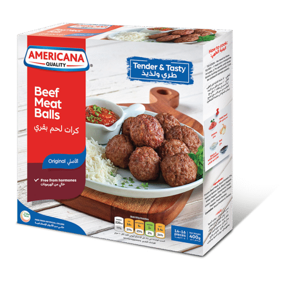 Americana frozen beef kofta, 400g