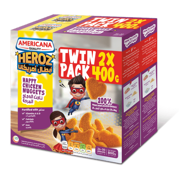 Americana Happy Nuggets Double Pack 400 grams x 2 packs