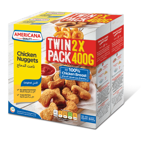 Americana chicken nuggets 400 grams × two pieces