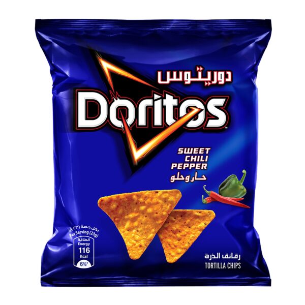 Doritos tortilla chips spicy and sweet 21g