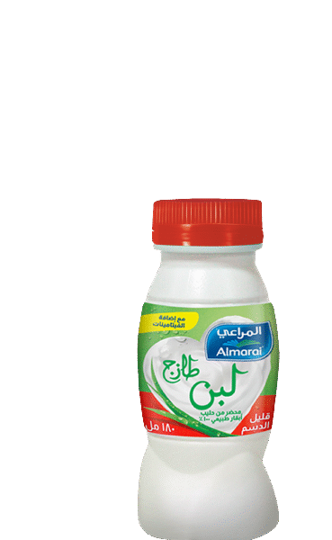 Almarai Fresh Low-Fat Milk with Added Vitamins, 180 ml