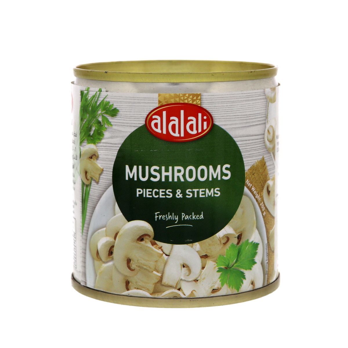 العلالي فطر قطع وسيقان، 200 غرام