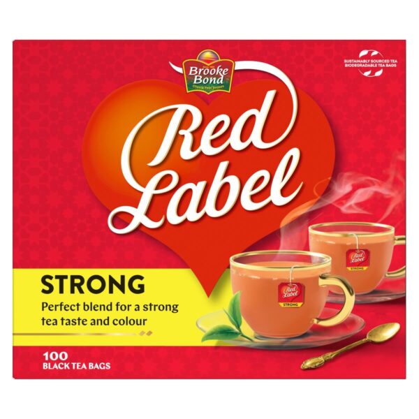 Brooke Bond Red Label Black Tea, 100 Bags