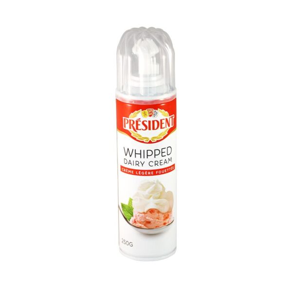 President Spray Whipped Dairy Cream, 250g