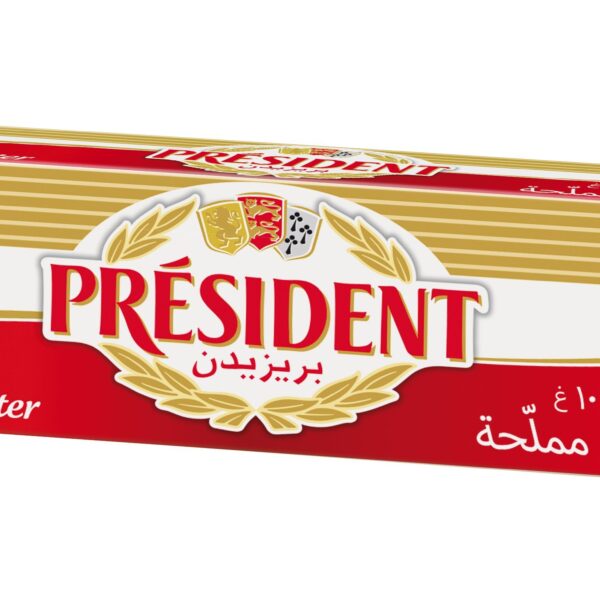 بريزيدن كتلة زبدة غير مملحة، 100 غرام