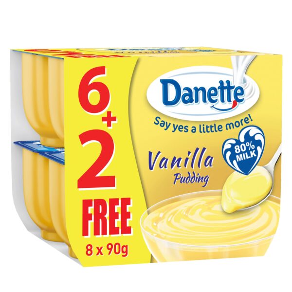 دانيت حلى فانيليا 6 حبات +2 مجانا