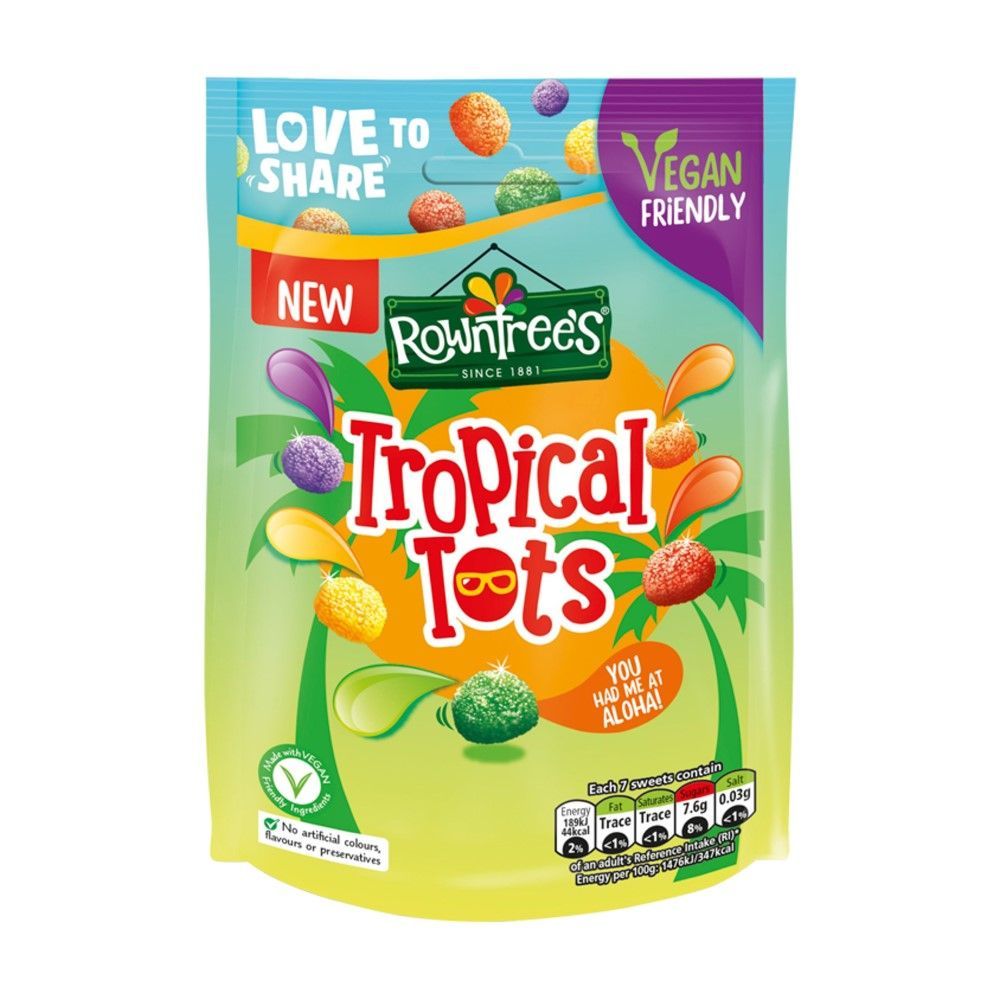 رونتريز حلوى بنكهة الفواكه الاستوائية 140 جم