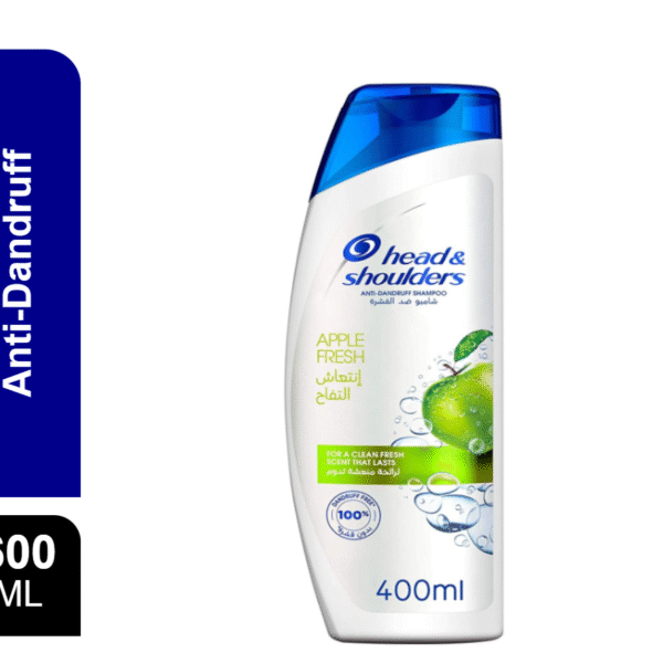 Head & Shoulders Anti-Dandruff Shampoo with Refreshing Apple Scent 400ml
