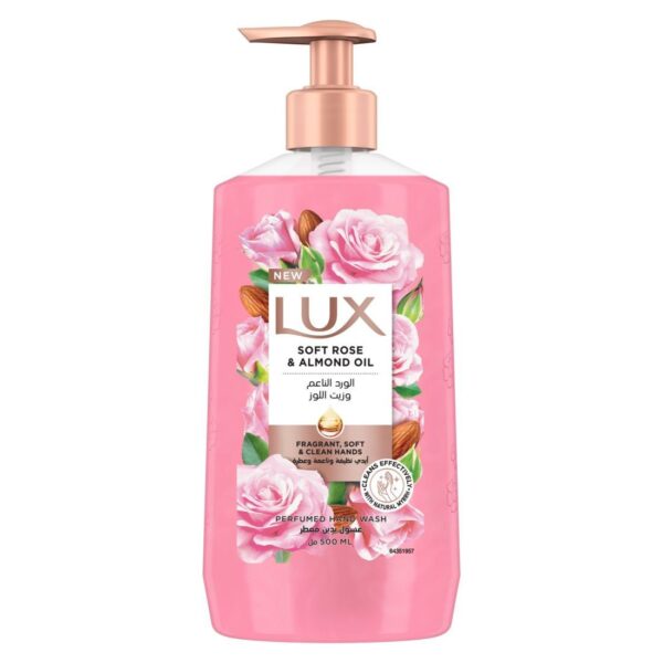 Lux Perfumed Liquid Soap, Soft Rose, 500ml