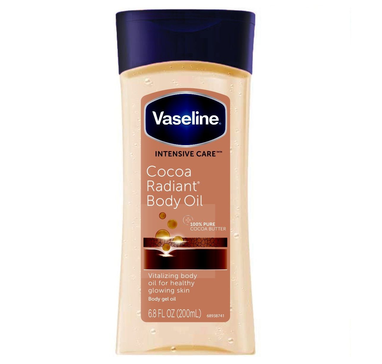 فازلين زيت تبيض الجسم بنكهة زبدة الكاكاو 200 مل