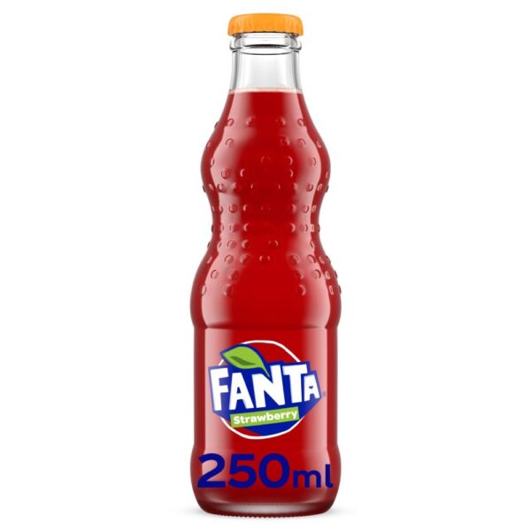 Fanta strawberry glass 250 ml
