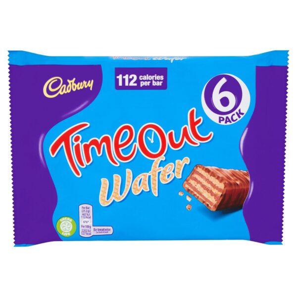 Cadbury Wafer Time Out 6 pieces 127.2 g