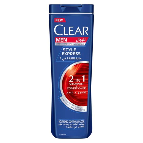Clear Men Anti-Dandruff 2-in-1 Shampoo & Conditioner, 400ml