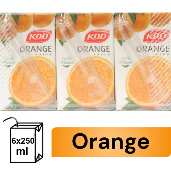 KDD Orange Juice 250ml x 6