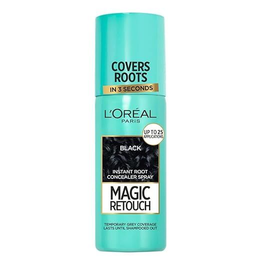 L'Oréal Paris Magic Retouch Instant Root Concealer Spray, Black