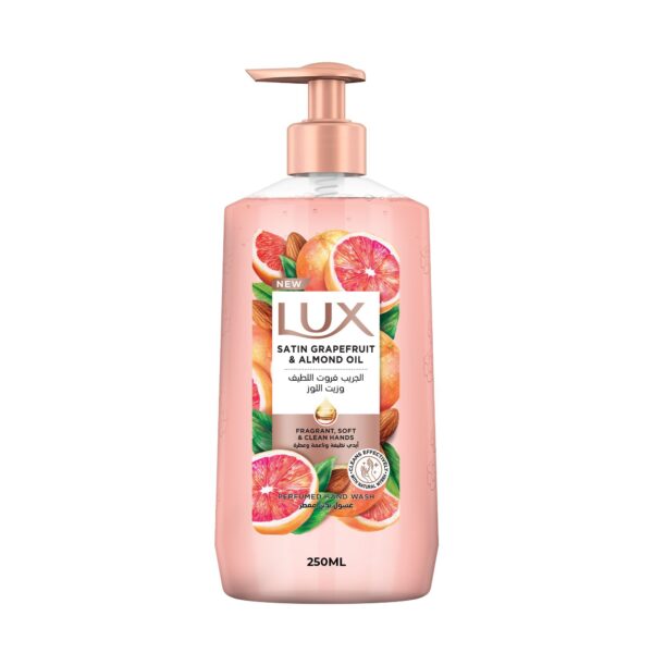 Lux Satin Hand Wash with Grapefruit & Almond Oil, 250ml