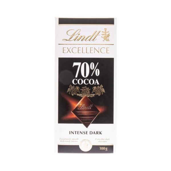 لينت اكسلانس شوكولاته داكنة 70% كاكاو 100 غم