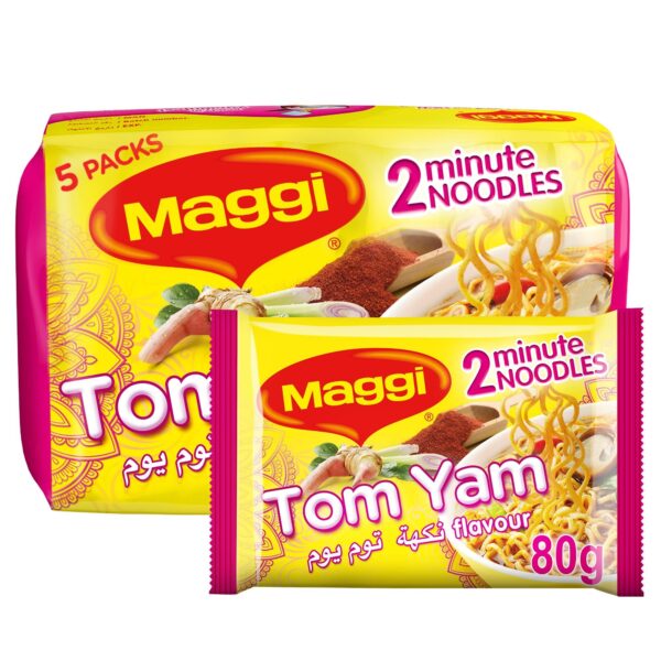 Maggi Tom Yum Instant Noodles, 80 x 5g Pack