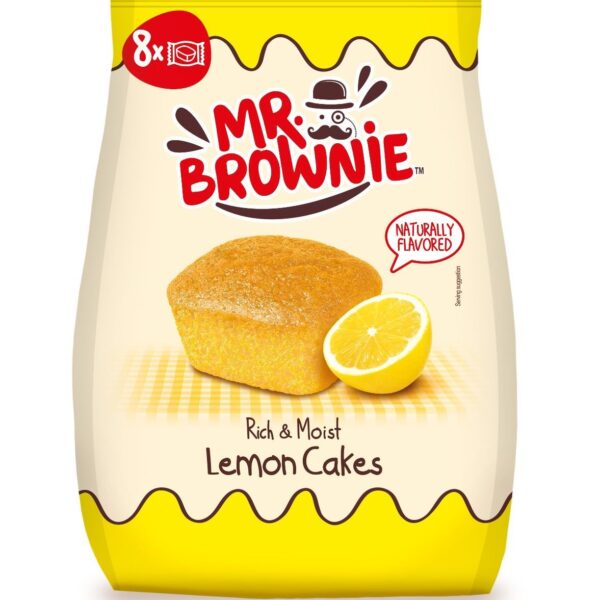 Mr. Brownie Cake Natural Lemon Flavor, 200g