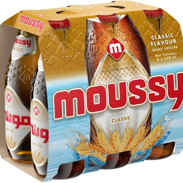 Moussy Original Malt Drink, 6 x 330ml