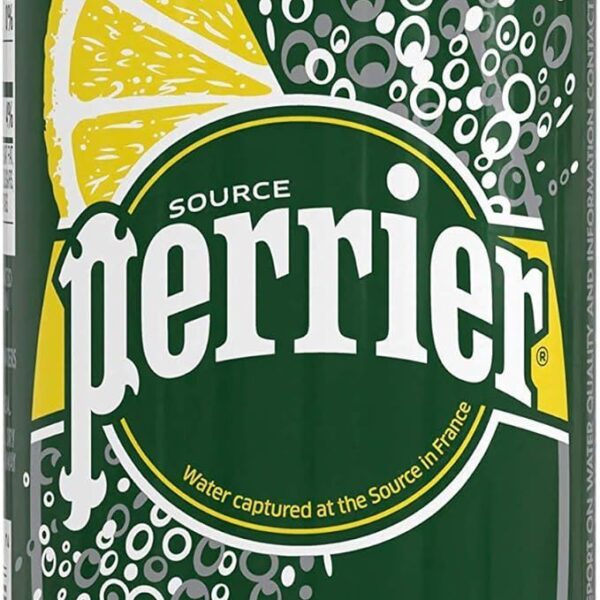 Perrier Sparkling Water Yellow Lemon Flavor 250ml