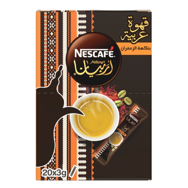 Nescafe Arabic Coffee with Saffron, 20 x 3g Box