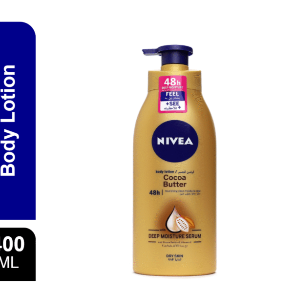 NIVEA Cocoa Butter Body Lotion for Dry Skin, 400ml
