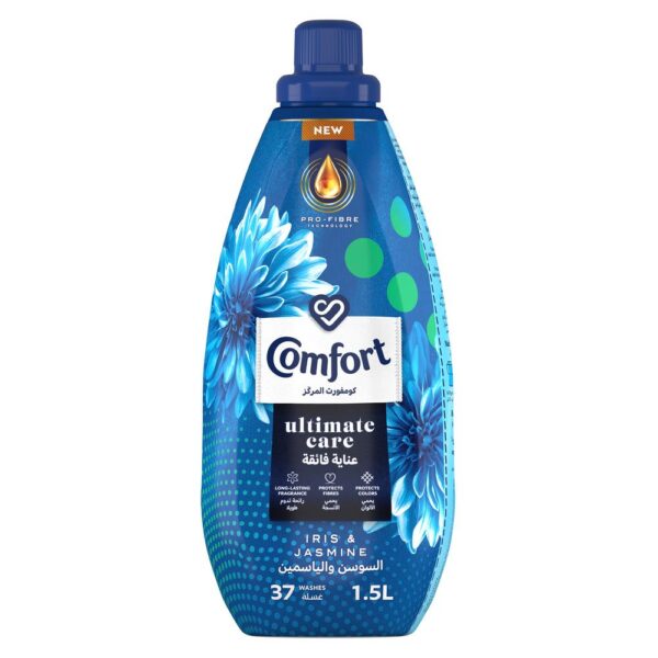 Comfort fabric softener concentrated with the scent of iris and jasmine, 1.5 liters