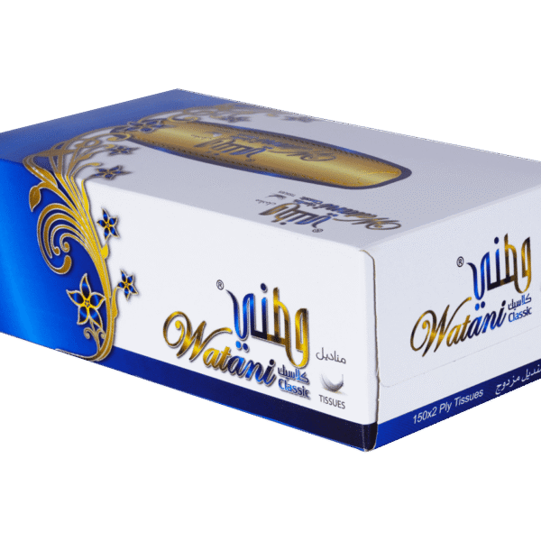 وطني مناديل وجه كلاسيك 150 × 2 طبقة