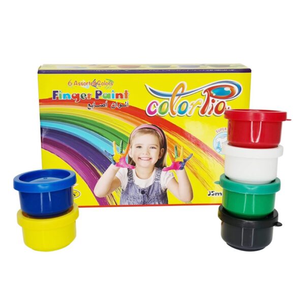 6-color finger paints