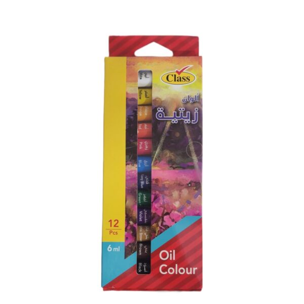 Oil colors squeeze 12 colors 12 ml classic