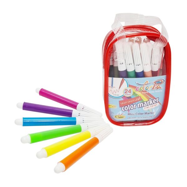 Shiny 24 Color Mini Pencil Case