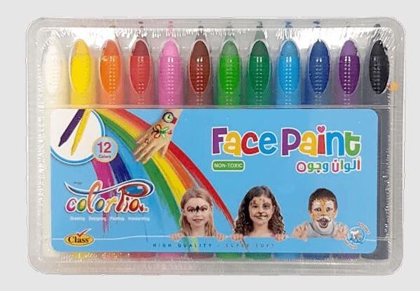 12 Color Face Paints