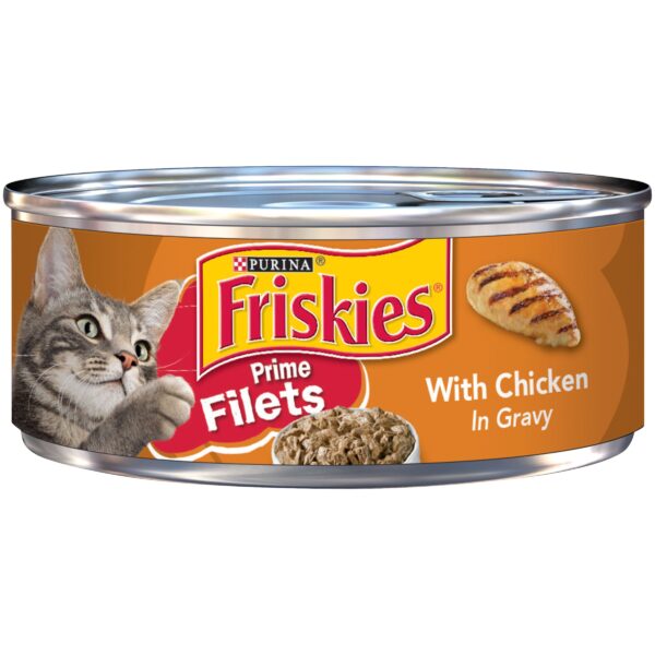 Purina Friskies Wet Cat Food with Chicken in Gravy 156g