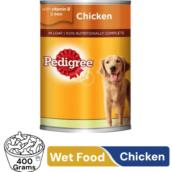 Pedigree Wet Cat Food with Chicken Chunks in Gravy, 400g