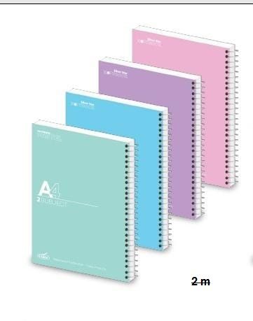 Class 2 University Notebook A4 Pastel F22