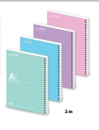 دفتر جامعي كلاس 3 مادة A4 باستيل F22