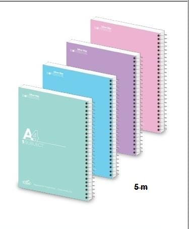 دفتر جامعي كلاس 5 مادة A4 باستيل F22