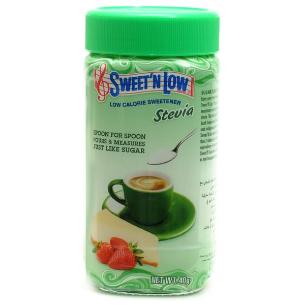 Sweet & Low Stevia Sweetener 40g Jar