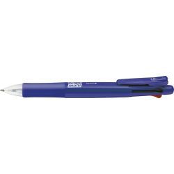 Zebra Clip-On Multi 4FUN Pen Color + 1 Purple Lead