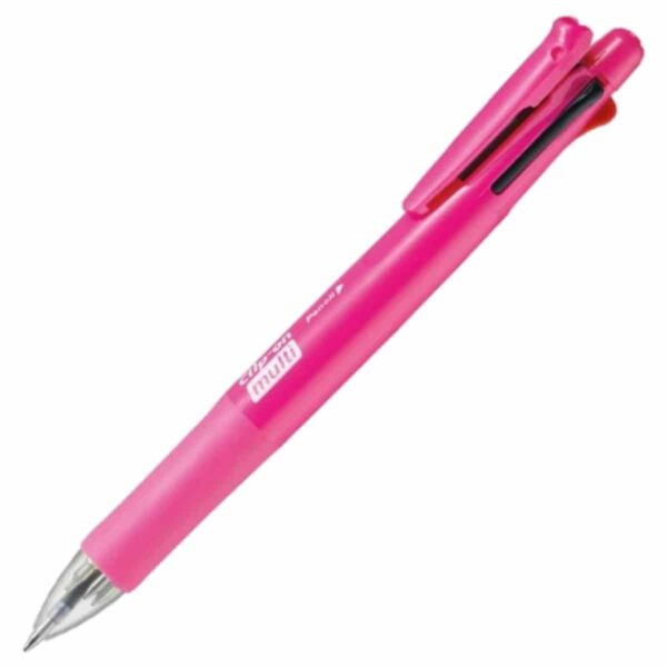 Zebra Clip-On Multi 4FUN Pen Color + 1 Pink Lead