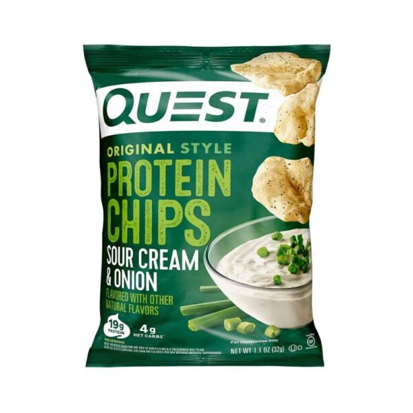 Quest Sour Cream & Onion Protein Chips, 32g