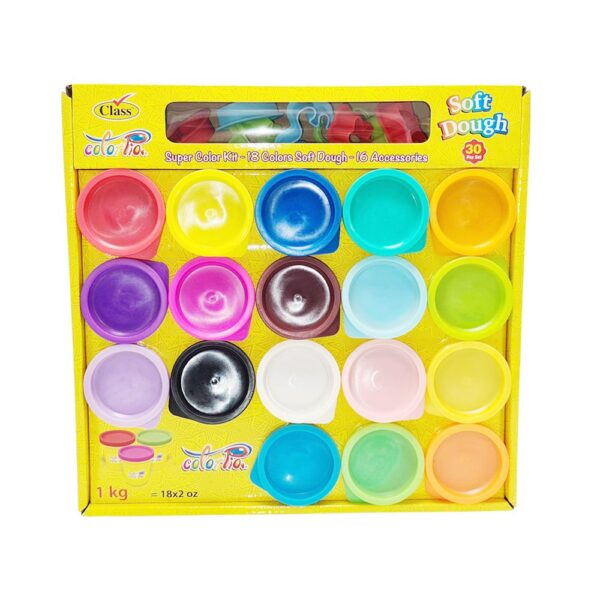 Colorado Dough Set with Cutter 30 Pieces