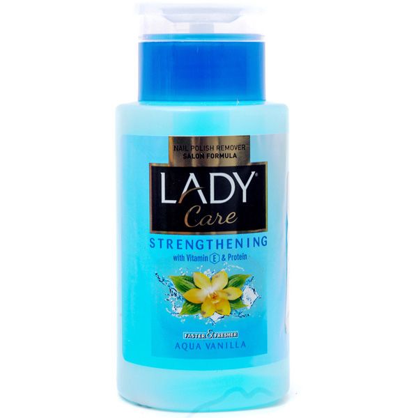 Lady Care Nail Polish Remover Strengthening Aqua Vanilla 210ml