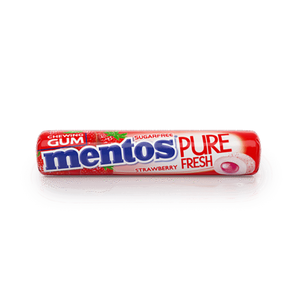 Mentos Strawberry Refreshing Gum 15.75g