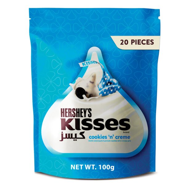 Hershey's Kisses Cookies & Cream Chocolate 100g
